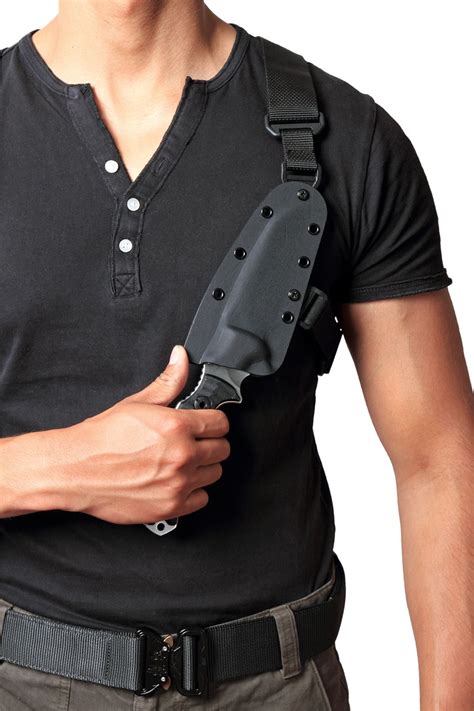 Special Agent Stinger Black <b>Shoulder</b> <b>Harness</b>. . Knife shoulder harness